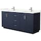 Option Dark Blue / Giotto Quartz Top / Brushed Nickel