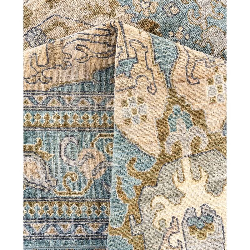 Serapi One-of-a-Kind Hand-Knotted Area Rug - Gray - 9' 2" x 12' 0"