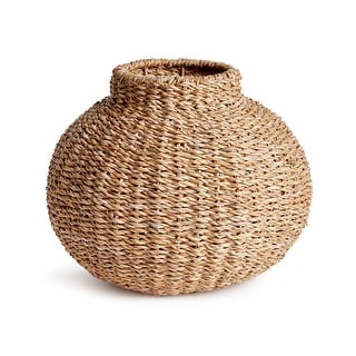 Seagrass Round Vase - Bed Bath & Beyond - 38266081