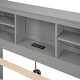 preview thumbnail 8 of 13, Captain Bed Platform Bed with 3 Drawers and Trundle USB-Twin, Grey