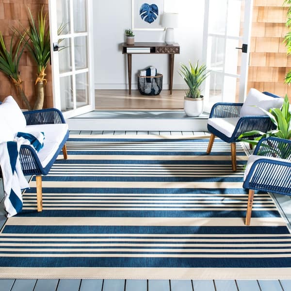 slide 2 of 131, SAFAVIEH Courtyard Charmaine Indoor/ Outdoor Waterproof Area Rug