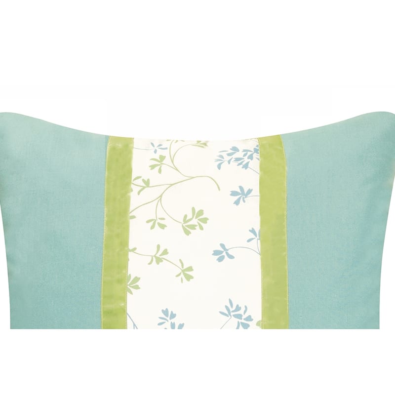 18" x 18" Patch Stripes Pieced Pillow