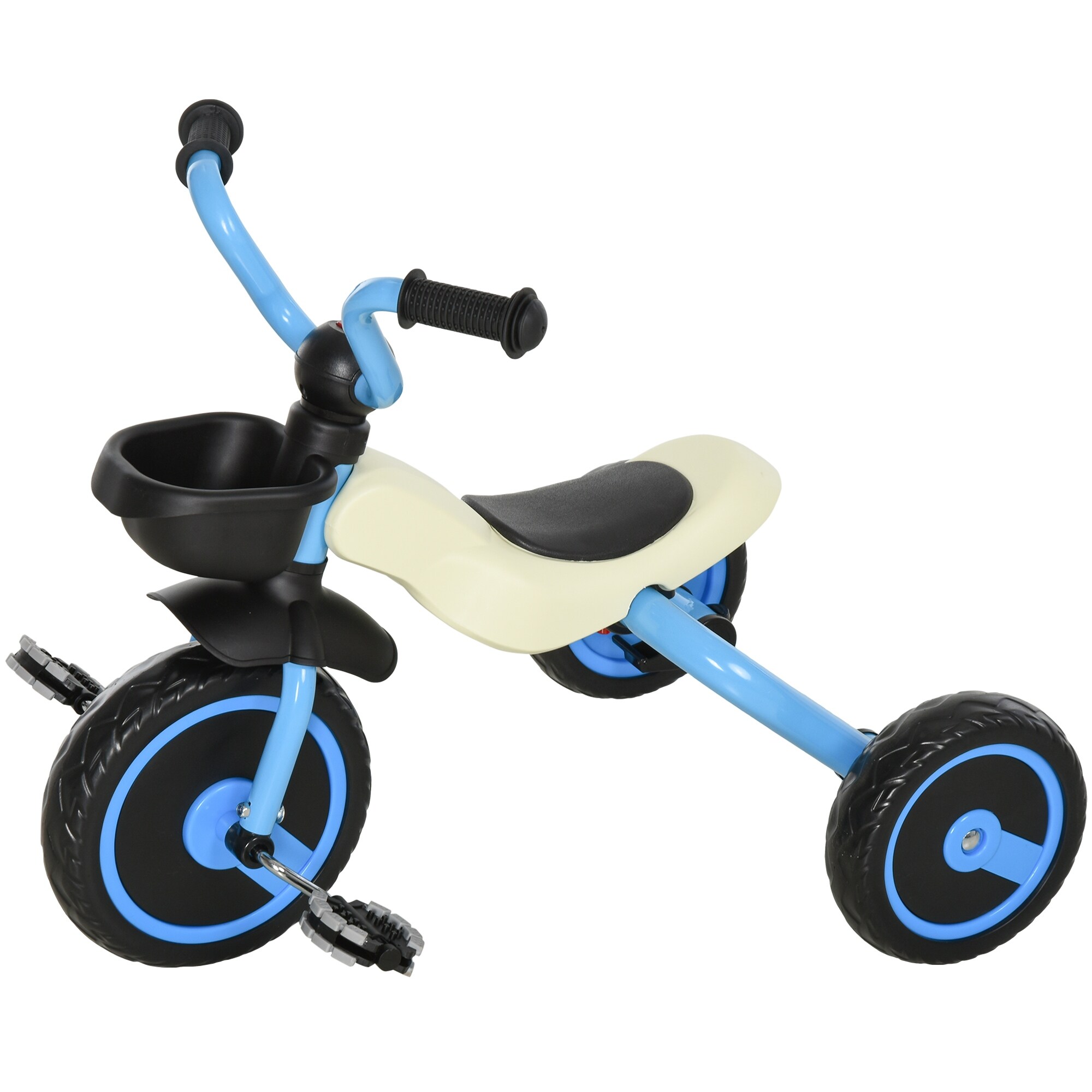 Qaba Foldable Kids Ride on Bike Tricycle with a Timeless Classic