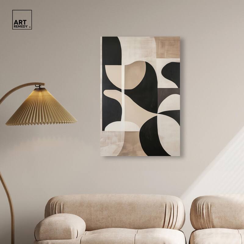 Disc Dynamics Canvas by Art Remedy, Gallery Wrapped