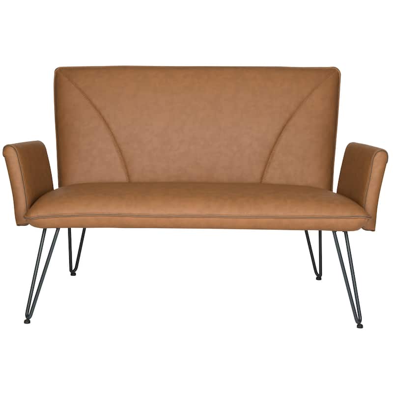 SAFAVIEH Michelina Mid-Century Modern Settee. - 52" W x 29" D x 33" H - 52Wx28Dx33H