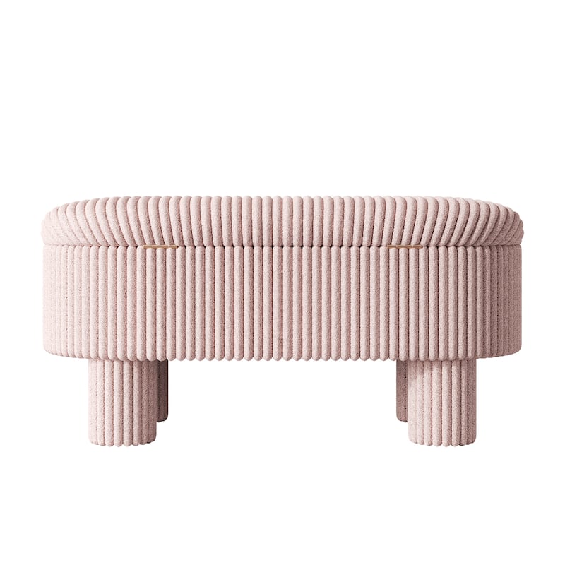 Christopher Knight Home - Caldrin Modern Storage Upholstered Ottoman Bench with Hidden Storage