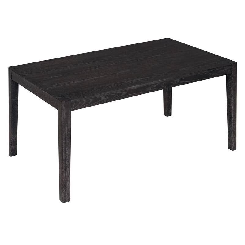Retro 7-Piece Dining Table Set with Upholstered Chairs and Solid Wood Frame for Stylish Gatherings