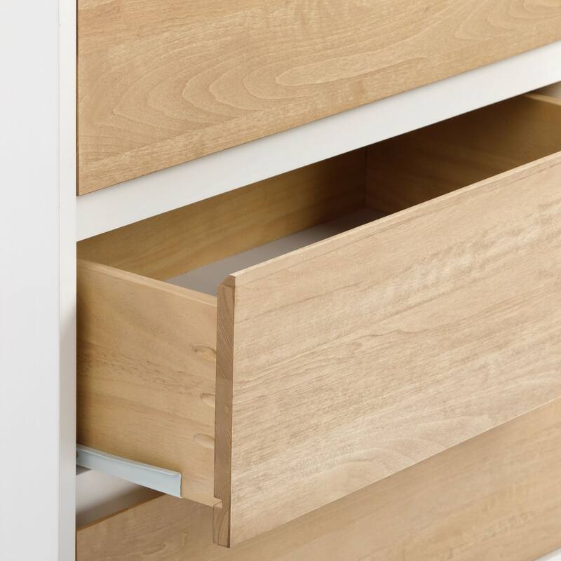 Plank and Beam Scandinavian 6-Drawer Dresser