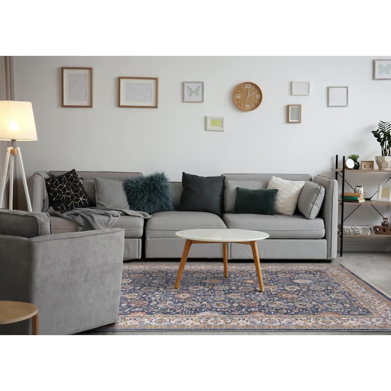 Olivia Collection - Classic Elegant Border Area Rug