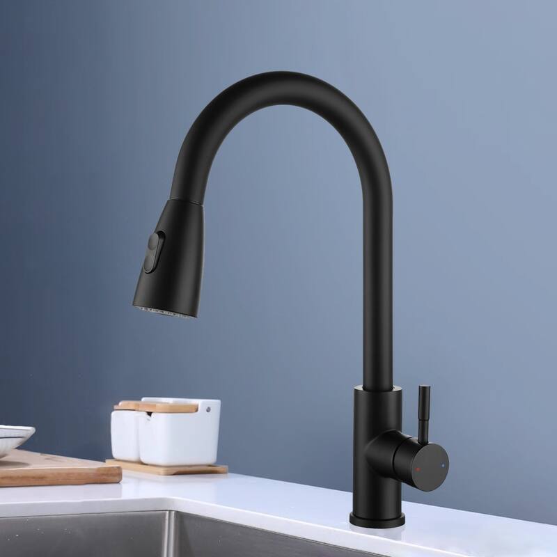 Topcraft Stainless Steel Pull Down kitchen Sink Faucet