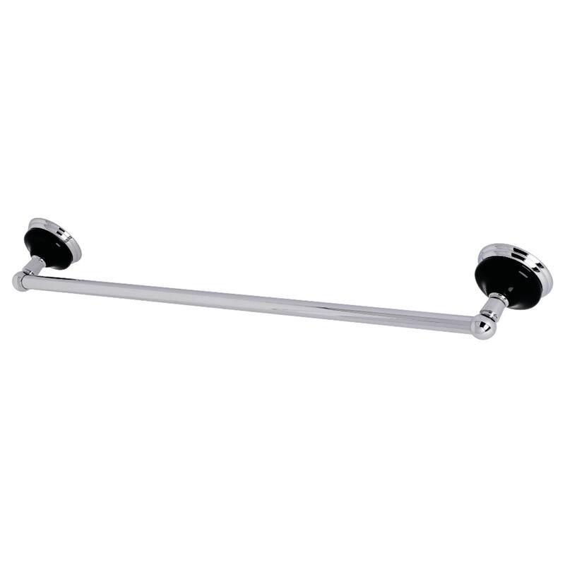 Kingston Brass Water Onyx 24-Inch Towel Bar - Polished Chrome