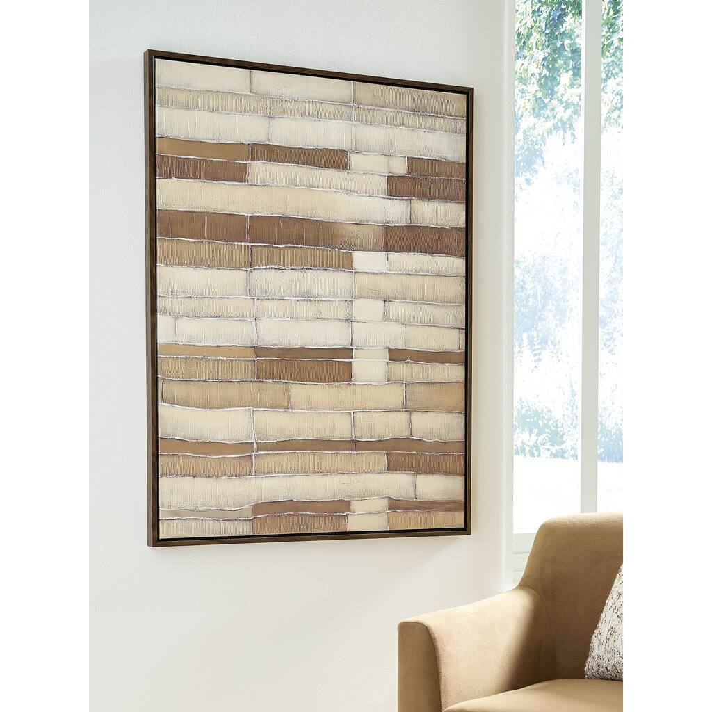 Signature Design by Ashley Kalanmore Brown/Beige Wall Art