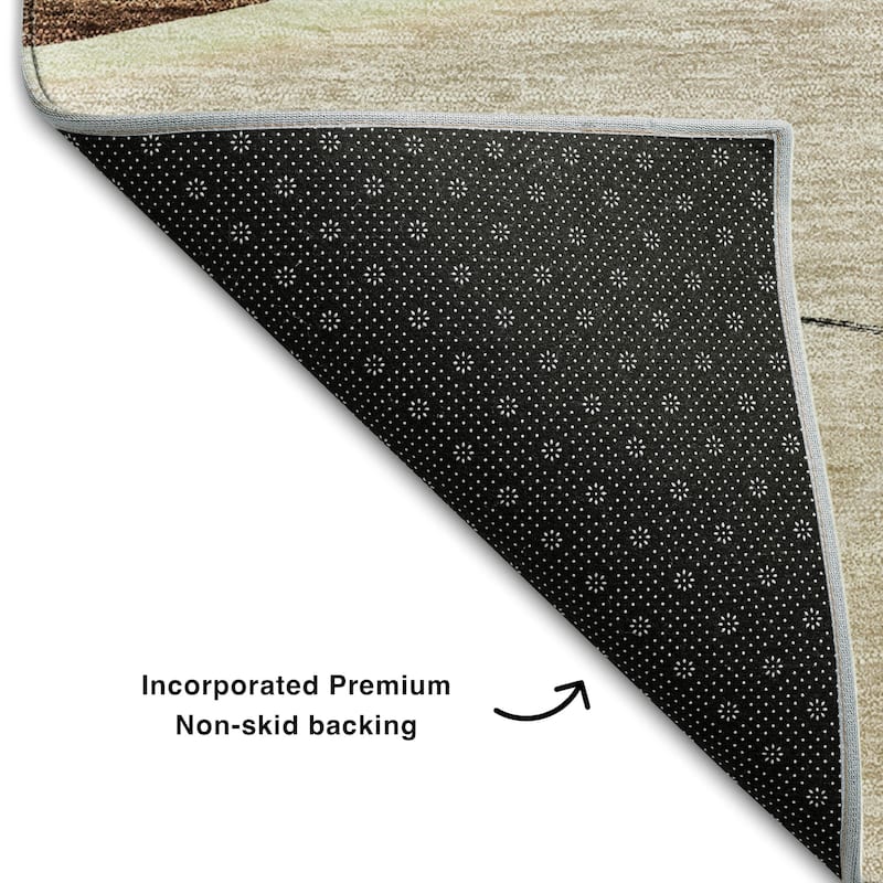 Premium Washable Super Soft Chic Floral Mayfield Rug