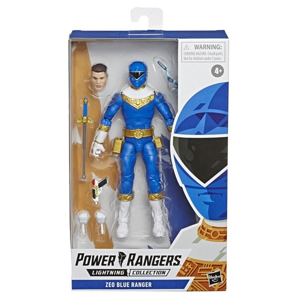 blue power ranger action figure