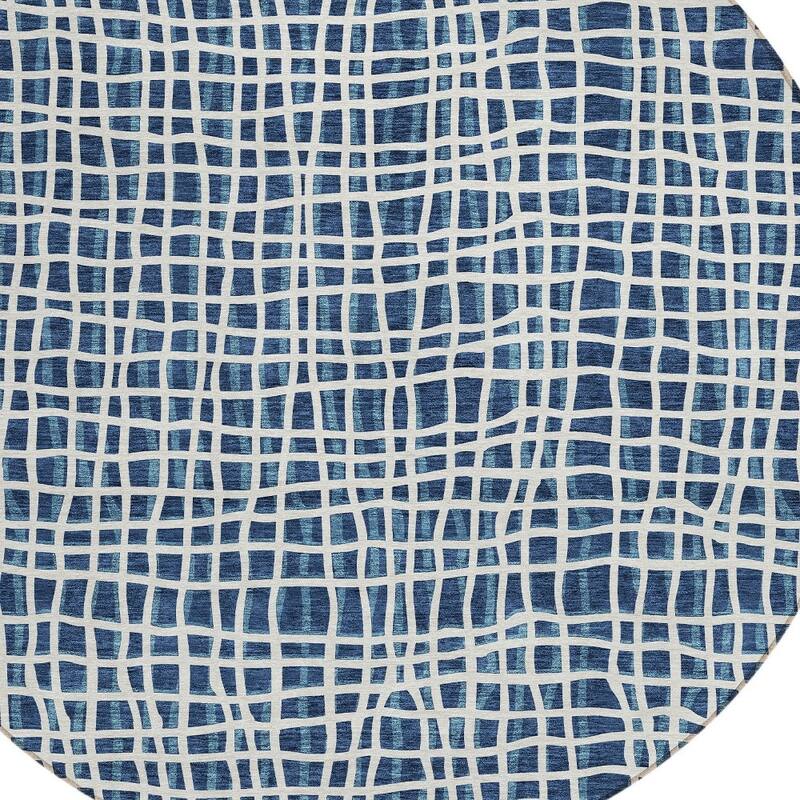 HomeRoots Striped Transitional Rectangle Outdoor Rug