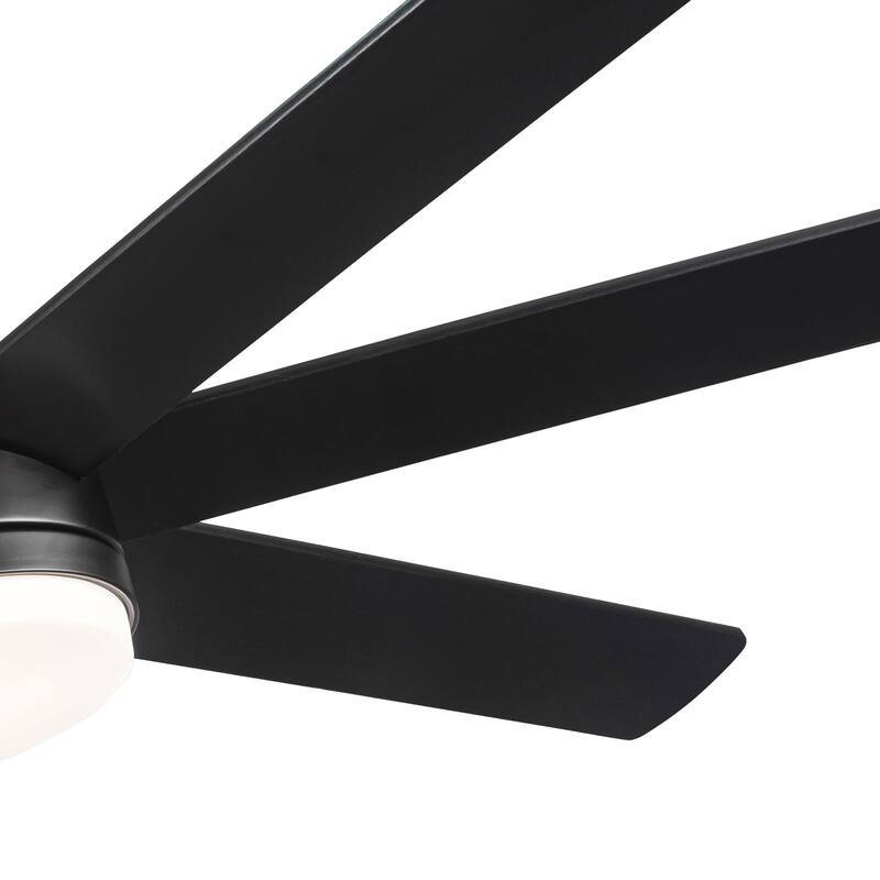 Dual-Tone Wood Blades Ceiling Fan Light with Dimmable 3-Color LED & 6-Speed Remote Control, Timer and Memory Function