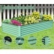 preview thumbnail 16 of 14, 8x4x1.5 ft Galvanized Raised Garden Bed, Outdoor Planter Garden Boxes Large Metal Planter Box