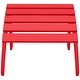 preview thumbnail 103 of 156, Aderson Outdoor Poly Adirondack Chair With Ottoman And Side Table 12-Piece Set