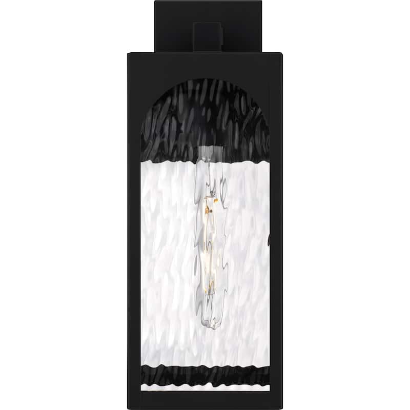 Dallington 1-Light Matte Black Outdoor Wall Lantern