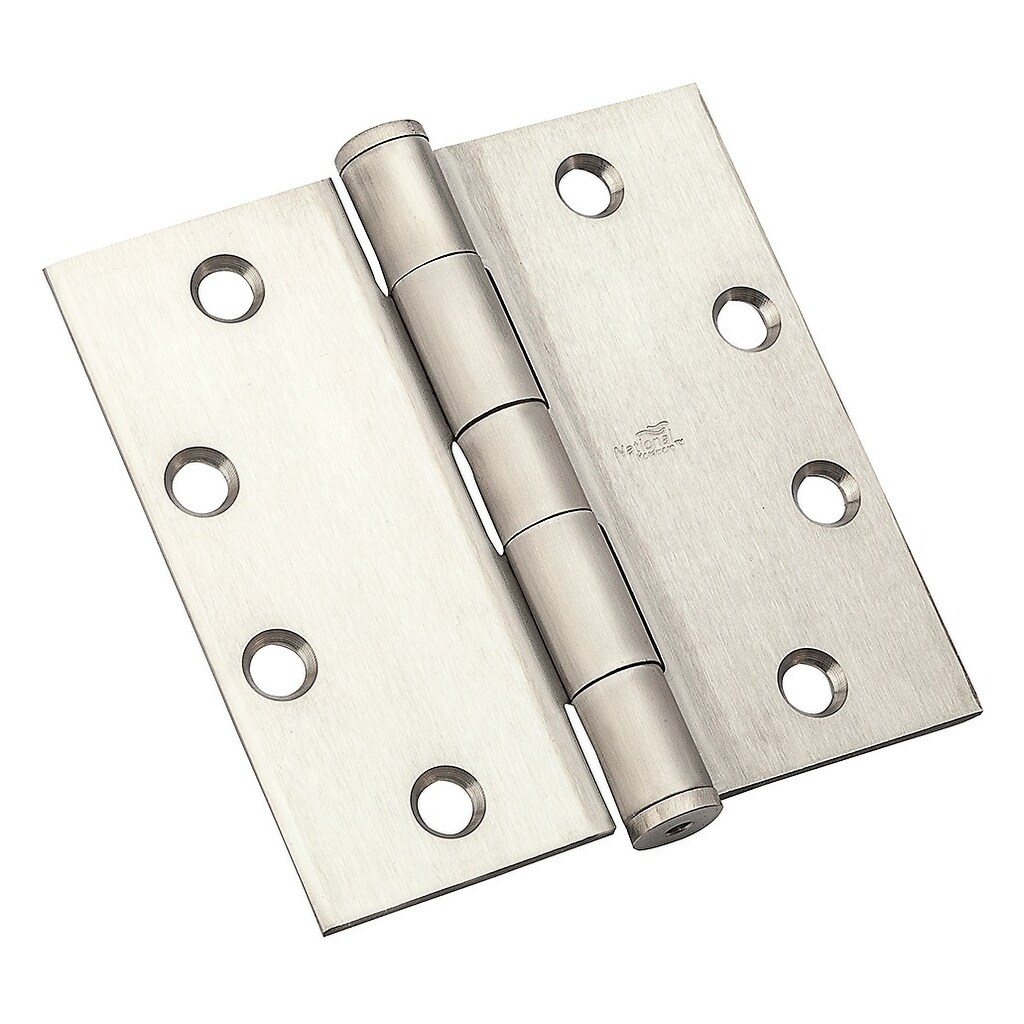 4 Bright Brass National Hardware N236-142 Hinge Standard Weight Template