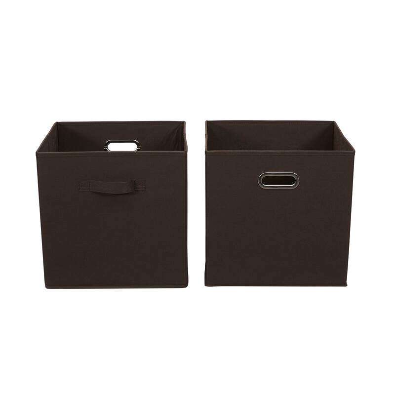 Household Essentials Fabric Storage Bins, Set of 2