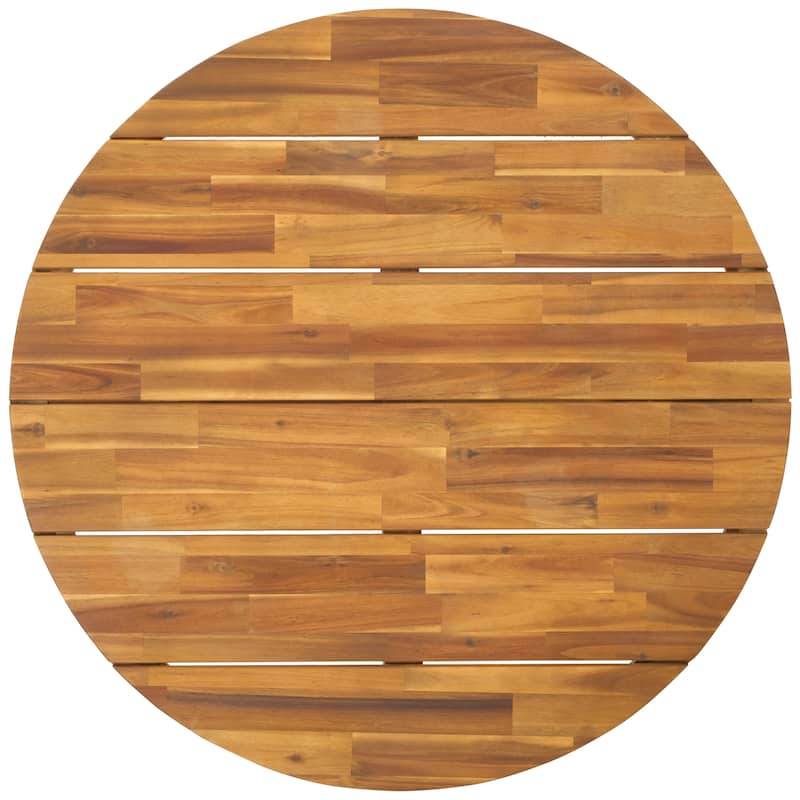 SAFAVIEH Yareli 4-Leg Round Outdoor Coffee Table - 39Wx39Dx15H