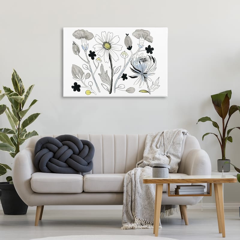 Stupell Simple Drawn Nature Sprigs Canvas Wall Art Design By Ashley Davis