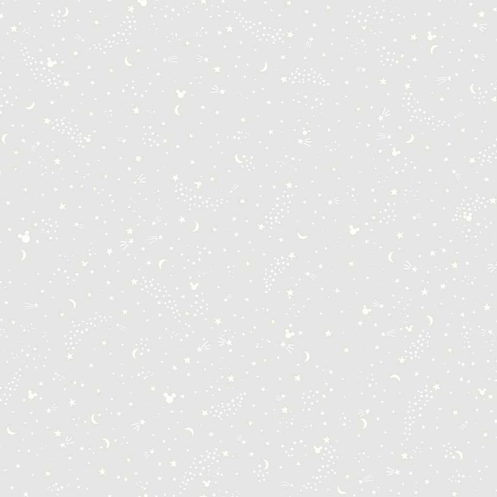 Disney Mickey Mouse Star Grey Wallpaper