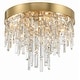 preview thumbnail 1 of 8, Crystorama Lighting Group WIN-213-CL-MWP Winfield 4 Light 16" Wide Antique Gold