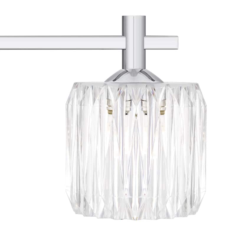 Spade 3-Light Polished Chrome Bath Light