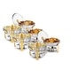 preview thumbnail 3 of 3, 2/4/6/8 Sets 5 Qt Stainless Steel Round Chafing Dish 6-Sets