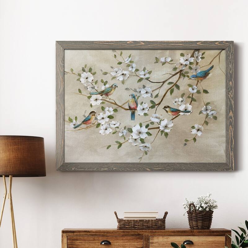 Birds of a Feather-Premium Framed Canvas - Ready to Hang
