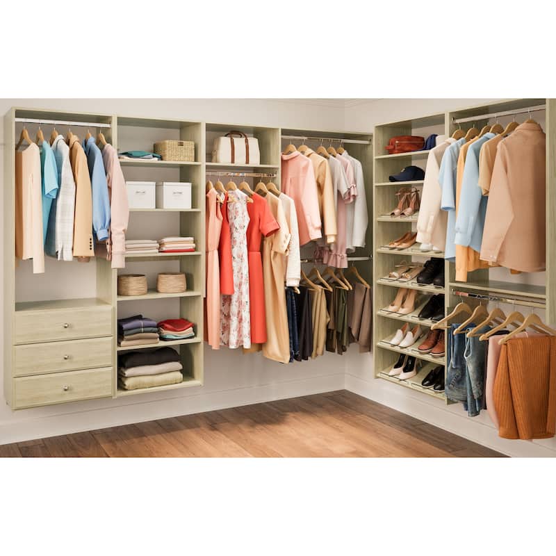 Easy Track Essential Shelf Laminate Tower Kit