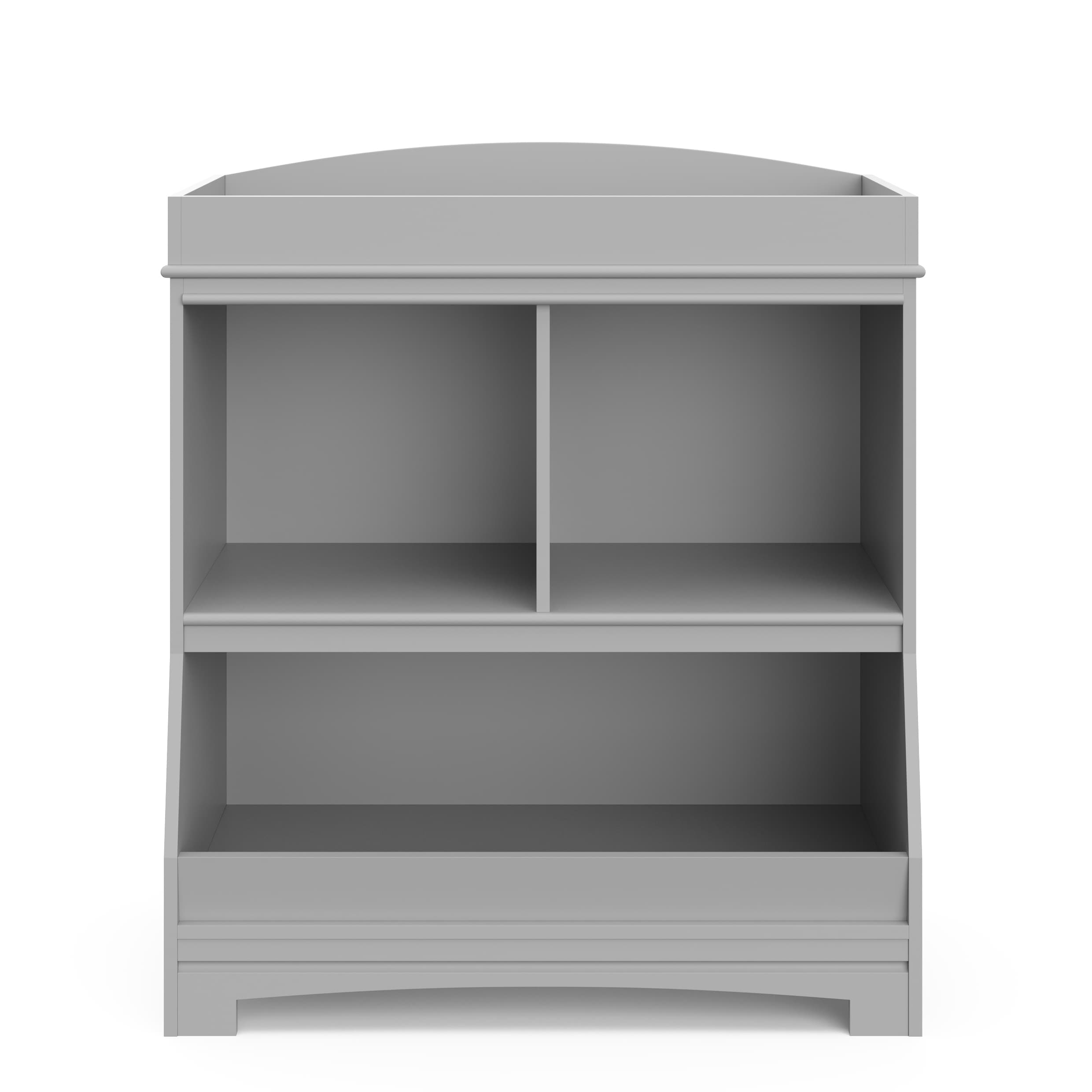Benton Changing Table with Storage and Removable Topper Pebble Gray Bed Bath Beyond 36274125