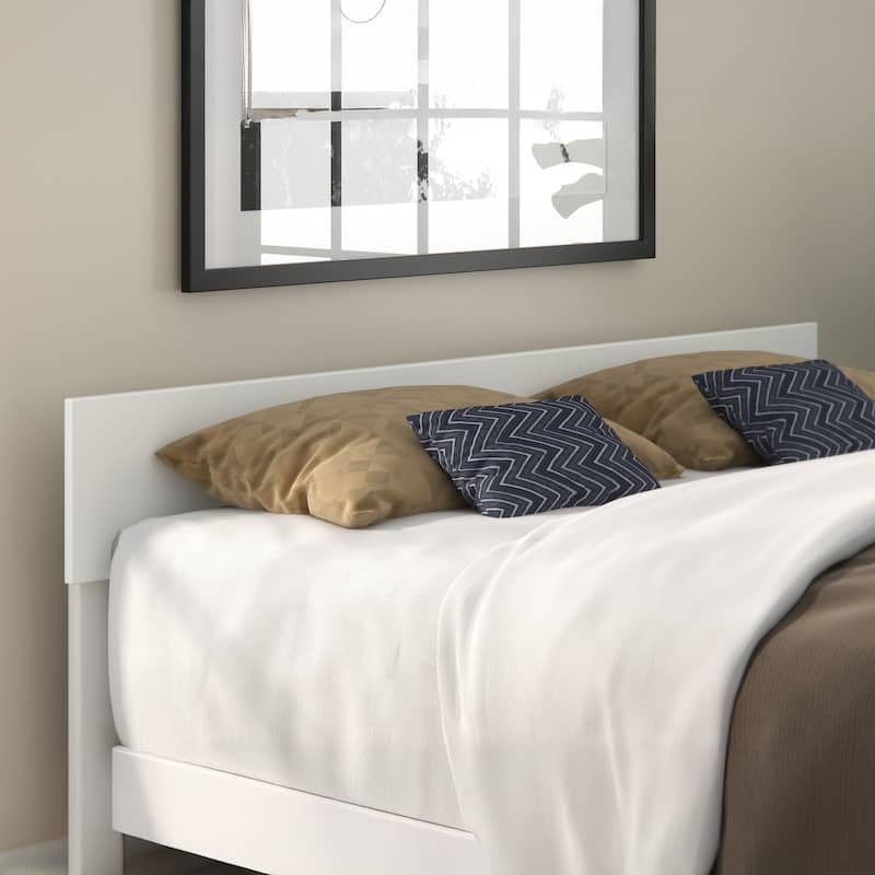 AFI Boston Solid Wood Headboard - White - Queen