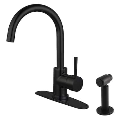 Kingston Brass Concord 1.8 GPM Standard Kitchen Faucet - Includes Side