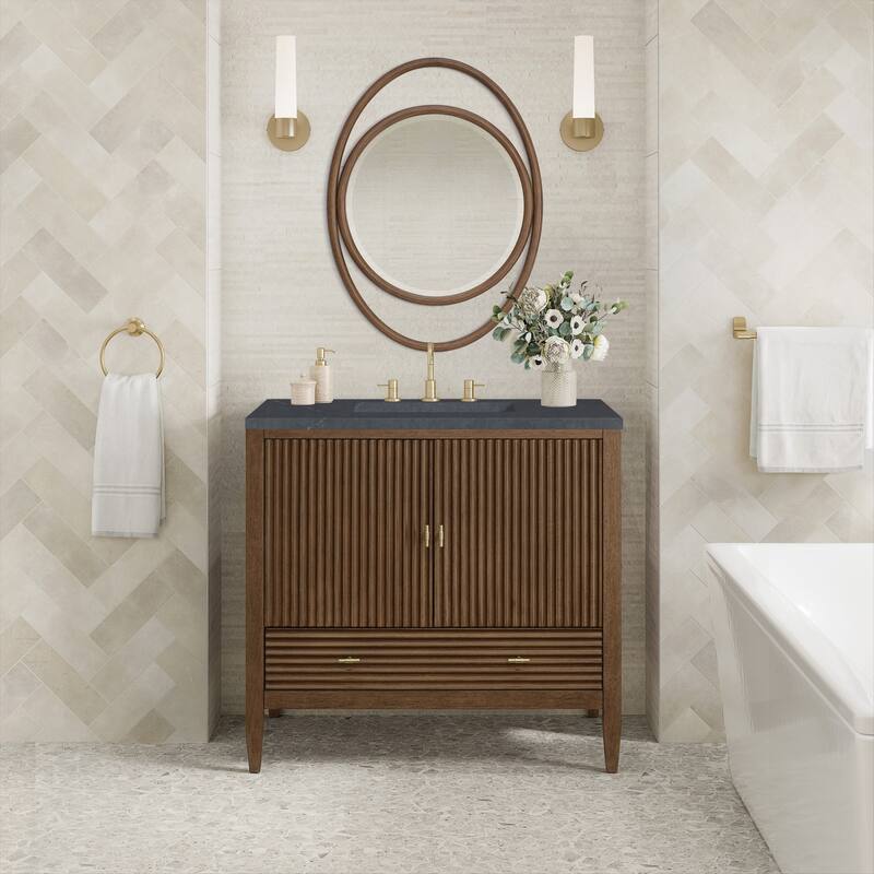 James Martin Vanities 485-V36-3CSP Myrrin 36" Single Basin Wood Vanity