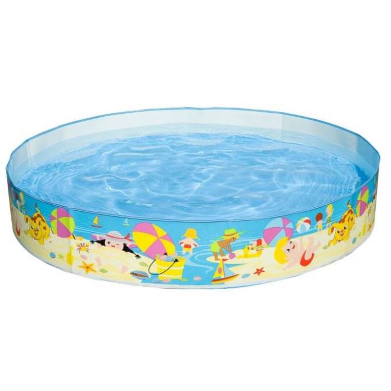 Intex Beach Days Snapset Instant Round Kids Childrens Swimming Pool (6 Pack) - 2.87