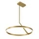 preview thumbnail 6 of 31, Contemporary Dimmable LED 23.6in Wheel Circular Pendant Light