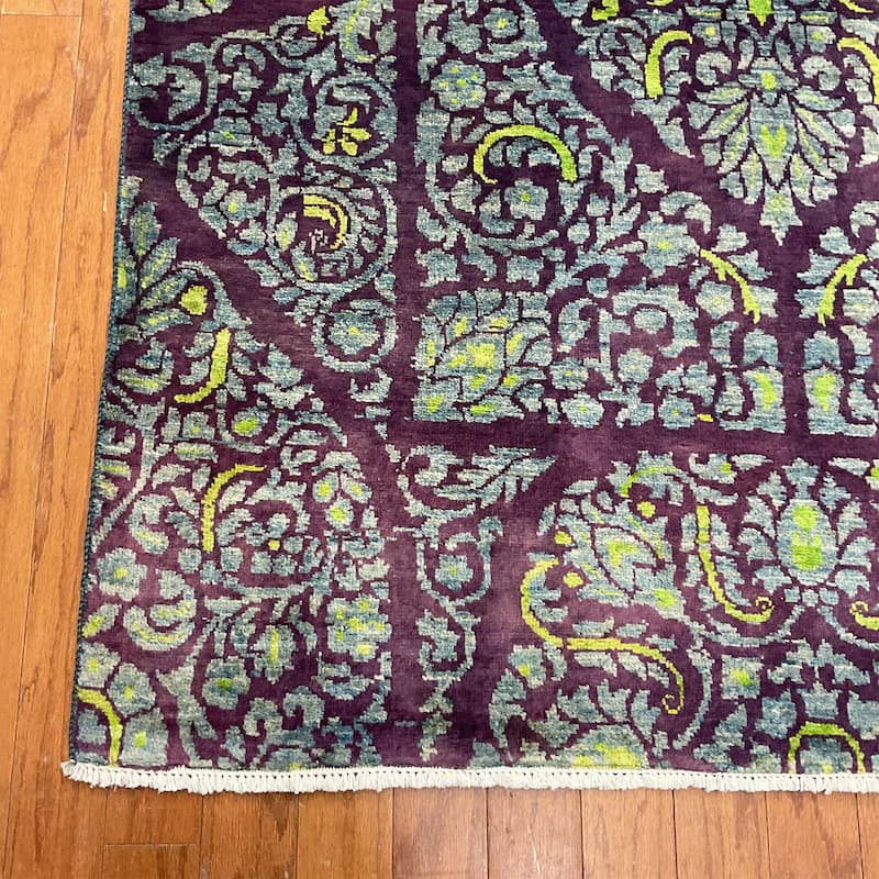 HERAT ORIENTAL Handmade Kirman Wool Rug - 4' x 6'