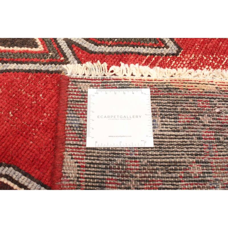 ECARPETGALLERY Hand-knotted Andelz Red Wool Rug - 3'7 x 5'10