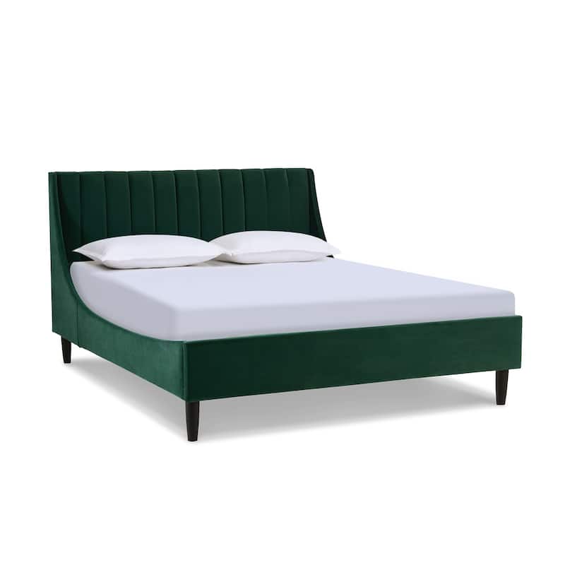 Aspen Vertical Tufted Upholstered Platform Bed