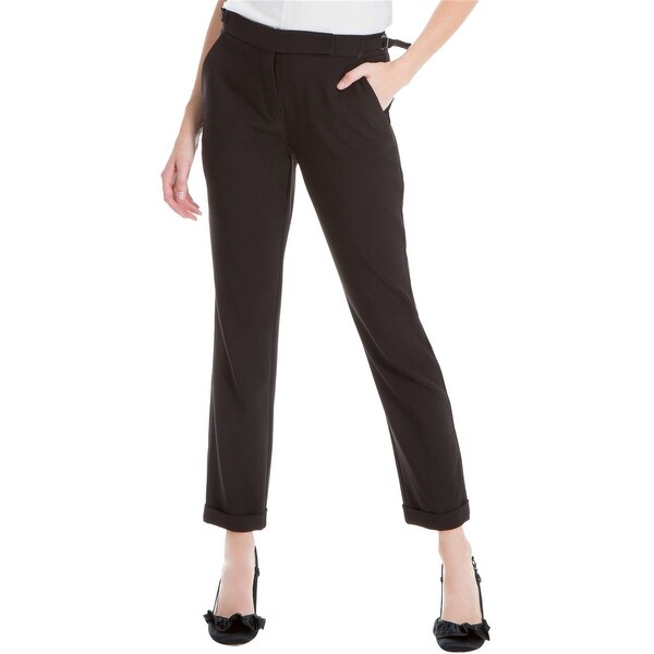 Max Studio London Womens Buckle Casual Trouser Pants. Opens flyout.