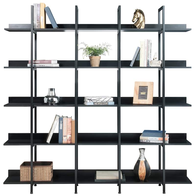 5 Tier Bookcase Home Office Open Bookshelf