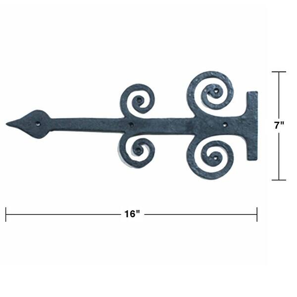 Shop 4 Decorative Heavy Iron Door Strap Hinge Spade 16 Long