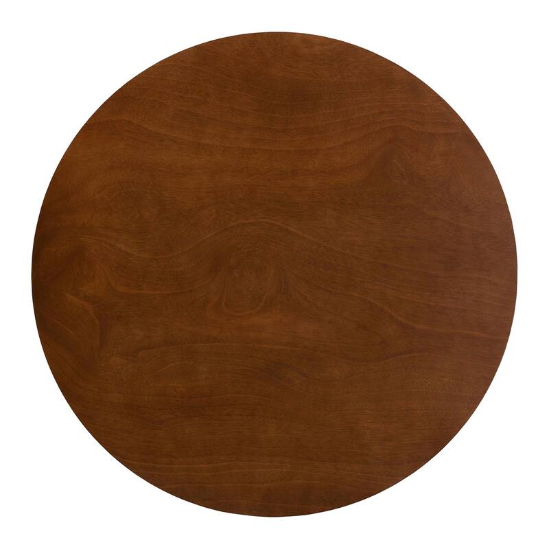 Reva Wood 5-Piece Dining Set - Mid-Century Modern Table with Matching Chairs for Dining Room or Kitchen