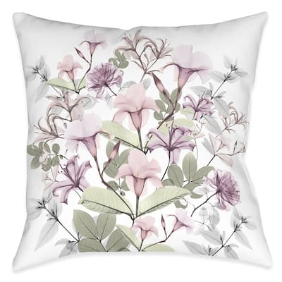Sweet Blush Bouquet X-Ray Indoor Pillow