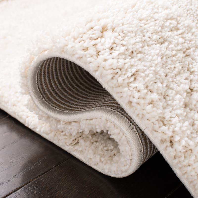 SAFAVIEH Florida Shag Carlinde Border 1.2-inch Thick Rug