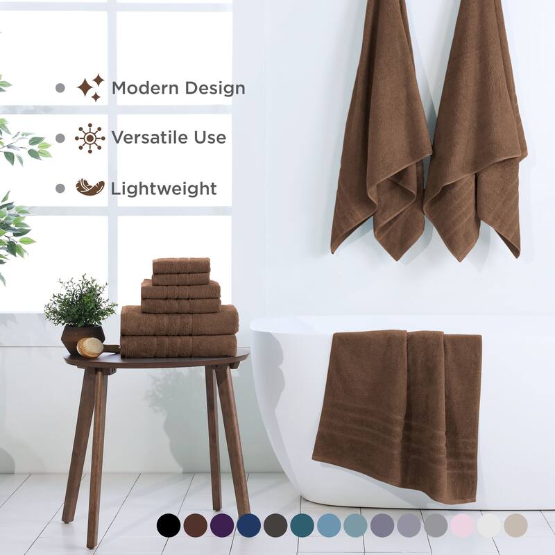 Martex Ultimate Performance Cotton Low-Lint Soft Absorbent Towel Set