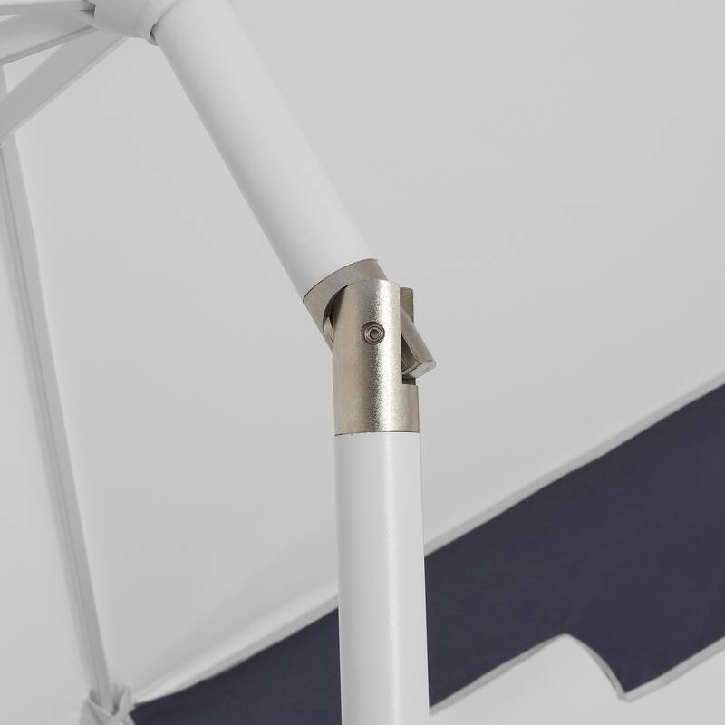 Collins 9 ft. Classic MidCentury Market Patio Umbrella with UV Protection, Auto-Tilt, Crank and Wind Vent, by JONATHAN Y